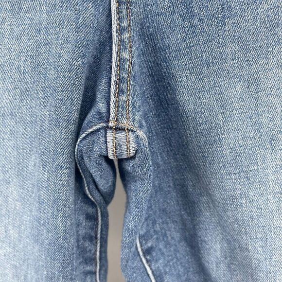 Level 99 Anthropologie High Rise Skinny Crop Jeans Blue Stretch Denim 12/31 - Picture 4 of 16